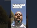 Getting Prestigious PhD Fellowships - 2 Prestigious fellowships #phdstudent #phd #phdlife