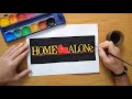 How to draw the HOME ALONe logo