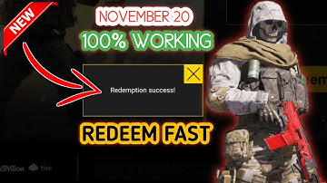 *Free* 🤯 November 20 Working Redeem code Codm 2022 | Codm Season 10 Working Redeem code