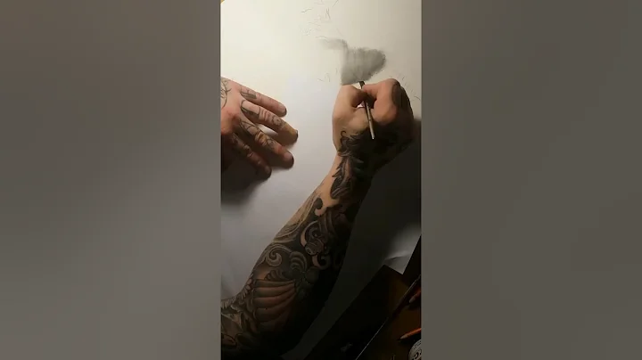 Charcoal Drawing timelapsed of Man and Woman