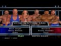 Wwe smackdown hctp  kurtanglechrisbenoitedge vs batistascottsteinertest elimination tag