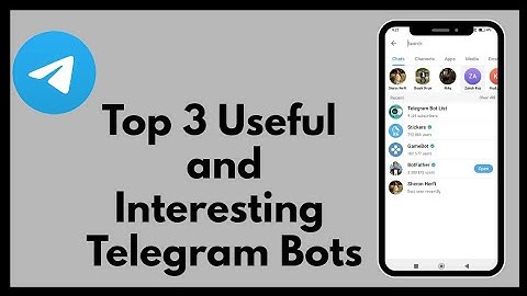 Top 3 Most Useful Telegram Bots You Should Try! | Game ,Father, Stickers bots & More