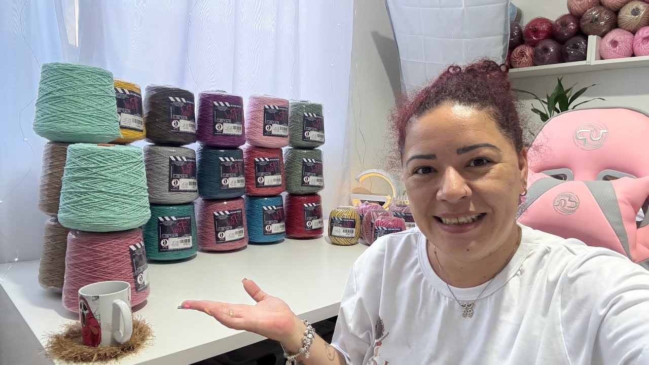 Barbantes maravilhosos e visita na Prial armarinhos ❤️❤️