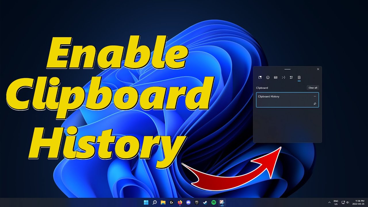 How to Enable Clipboard History on Windows 11 - YouTube