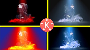 How to make smoke logo intro/intro reveal/edit in kinemaster.