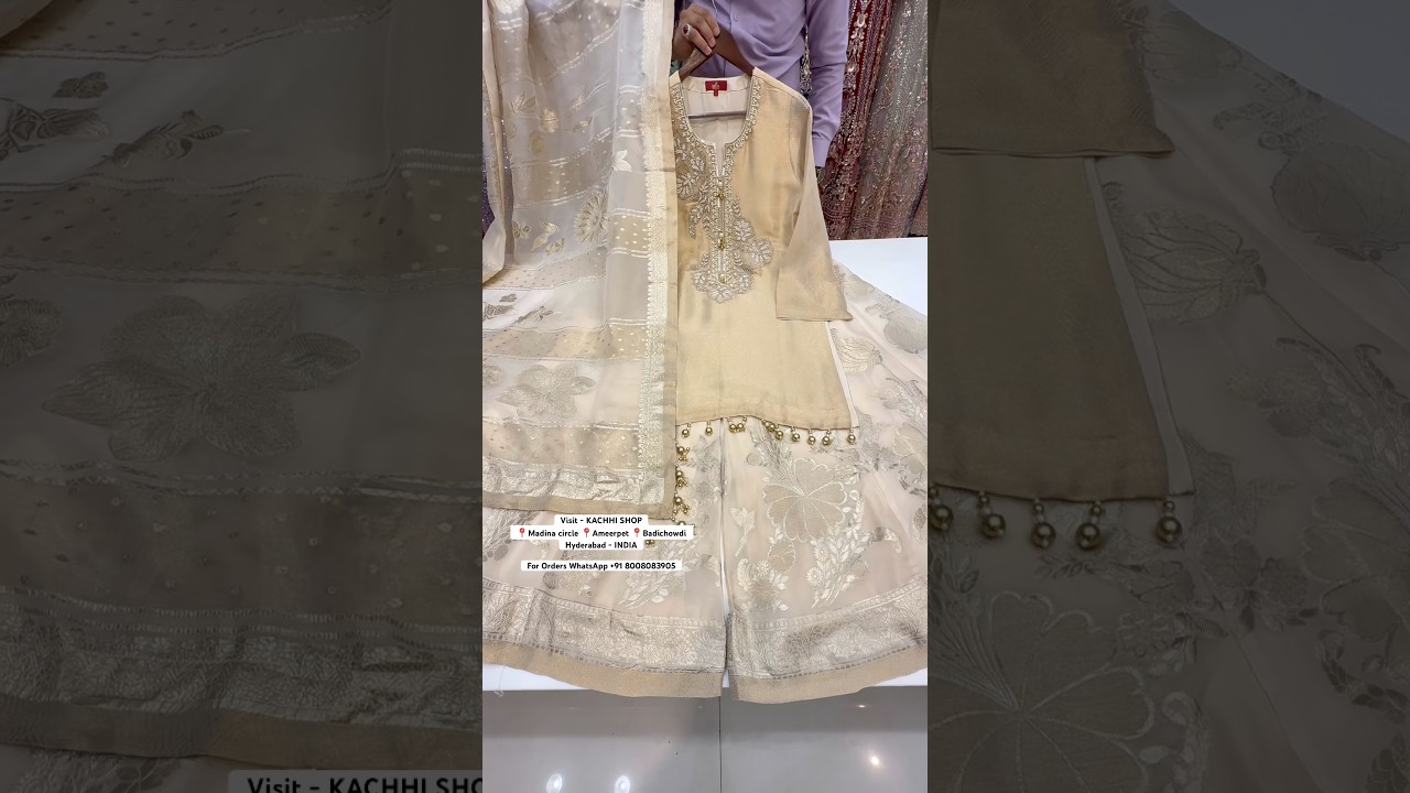 Exclusive Readymades✨| Gharara | Palazzo | Indowestern | Designer Dresses | Kachhi Shop 