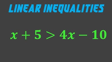 Ex 8 | Linear Inequalities | Linear Inequations In One Variable