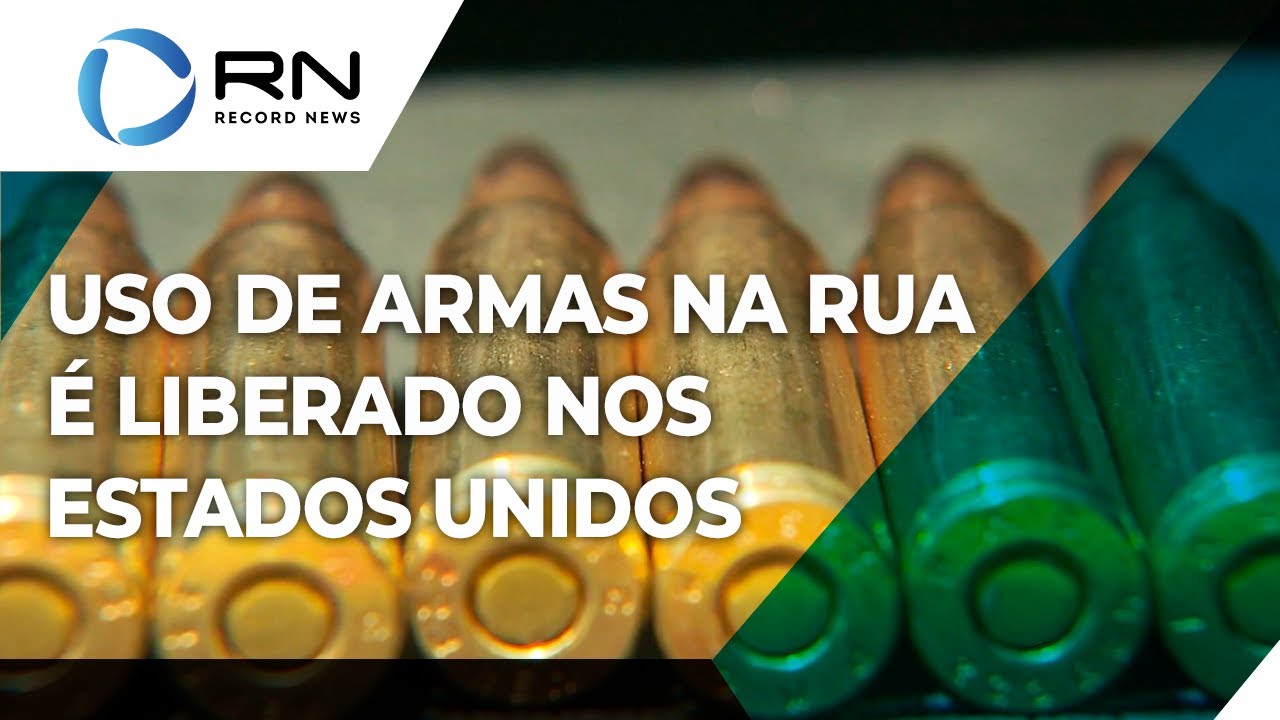 Uso de arma em público é liberado nos Estados Unidos