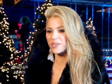 SHAKIRA TALKS CHRISTMAS AND ROCKEFELLER TREE LIGHTING