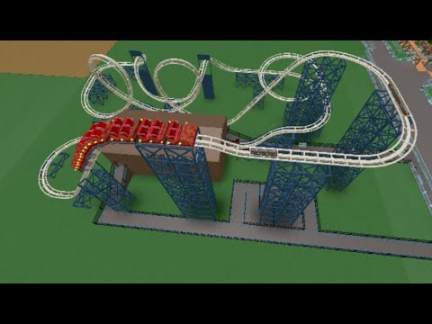 Reproductions du manège Python du parc Éfteling sur Roblox thème parc tycoon 2