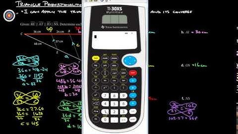 18-3 Triangle Proportionality Theorem