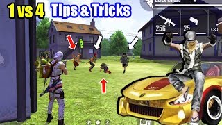 Top 5 Solo vs Squad Tips & Tricks😲🔥//Free fire Battleground screenshot 1