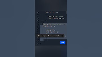 How to find transpose of a matrix in C #coding #array #codingtutorial #2darray #c #matrix #computer