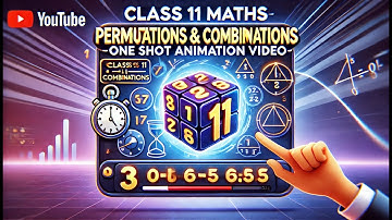 CBSE Class 11 || Maths || Permutations and Combinations || Animation || in English