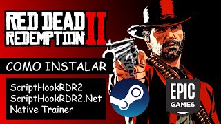 O que é SCRIPTHOOKRDR2, SCRIPTHOOKRDR2.Net, NATIVE TRAINER e como INSTALAR no RDR2 PC