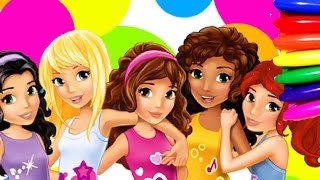 LEGO FRIENDS Coloring Page - Art maker fun for kids to learn art