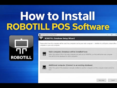 How to install ROBOTILL POS Software