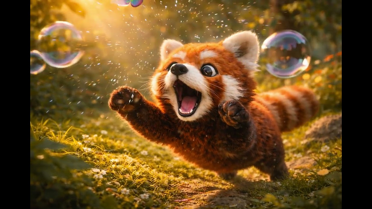 Cute Red Panda Adventure 🐼✨ | Wholesome Family Short Film