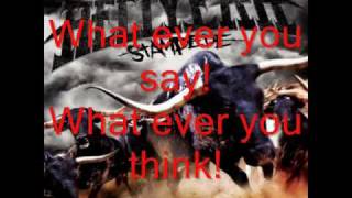 Video thumbnail of "HELLYEAH "Cowboy way" LYRICS"