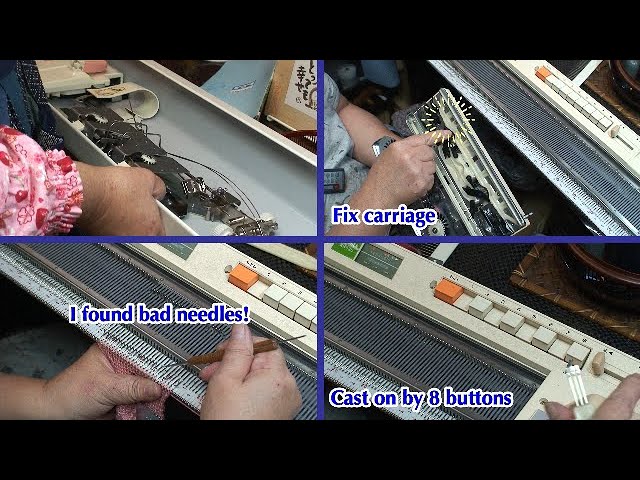 ブラザー デリカ】 3.5ミリの8つボタン編み機 初登場? My next 