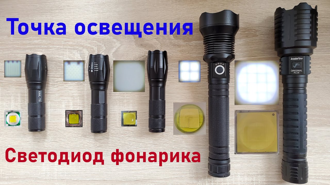 Самый мощный светодиодный фонарик и какой лучше выбрать ★ The most powerful and best LED flashlight