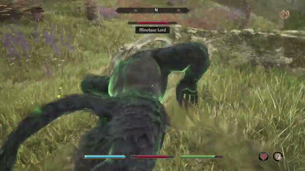 Bullying Minotaur with Drain Fatigue - Oblivion Remastered