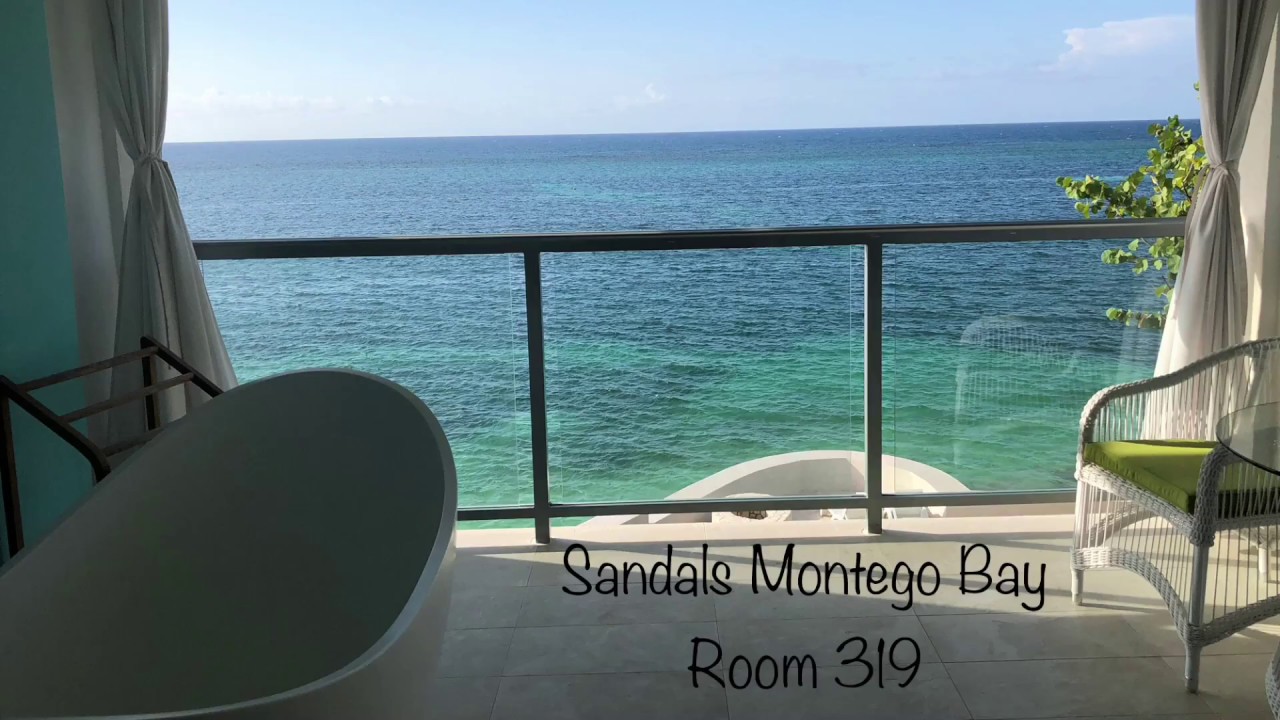 Sandals Montego Bay Oceanfront Penthouse Club level Junior Suite YouTube