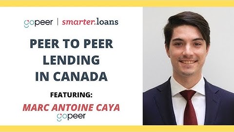 Peer to Peer Lending | explained by Marc Caya from goPeer