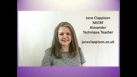 Alexander Technique Active rest audio guide (directions plus ease, space and release) Jane Clappison