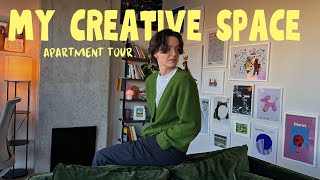 inside the apartment of a content creator // art tour