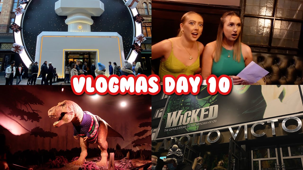 VLOGMAS DAY 10 | the boys surprise us, shopping in harrords & the natural history museum!