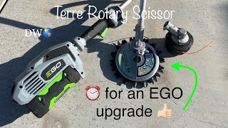 How to install… Terre Rotary Scissors  Ego trimmer conversion