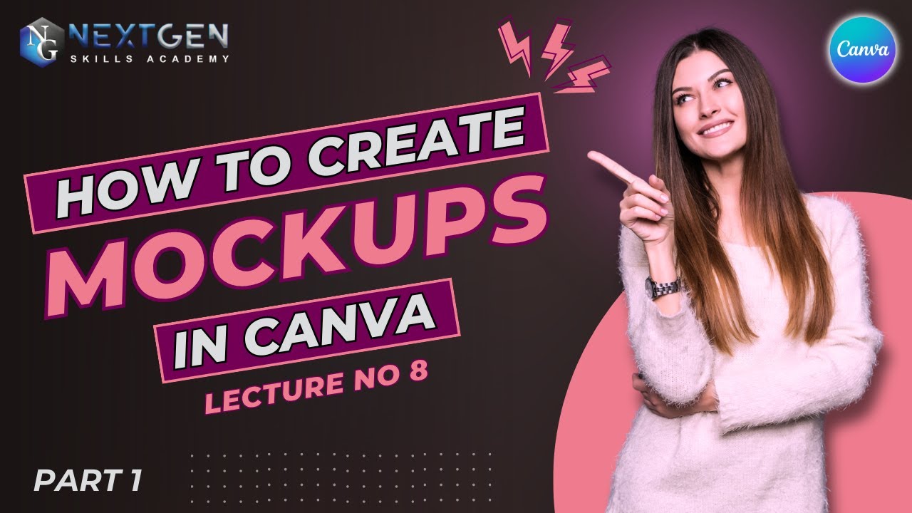 How To Create Mockup In Canva - Lecture No 8 (Part 1) - YouTube