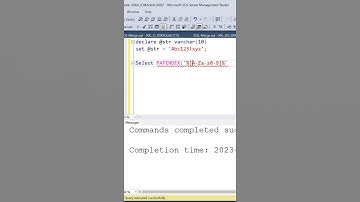 SQL Trick | How to find position of non Alphanumeric characters | PATINDEX  #sqltips
