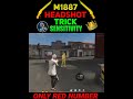 Free Fire Max M1887 One Tap Headshot Sensitivity setting #freefireheadshotsetting #shorts #freefire