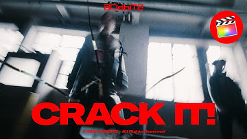 Outstanding TRANSITION EFFECT! How to use our CRACKED GLASS TRANSITIONS - Tutorial for Final Cut Pro