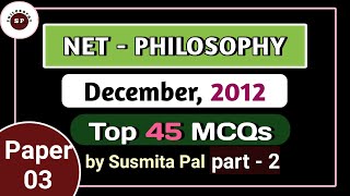 NET Philosophy paper December, 2012 ,p-3 #net_previous_years_question #philosophypyq #net_philosophy screenshot 1