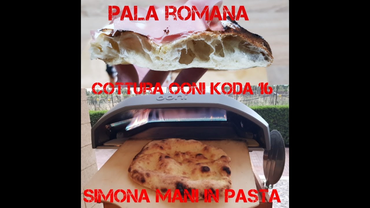 Pizza alla pala in Ooni koda 16 - YouTube