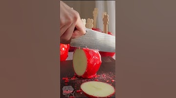 ASMR Relaxing Cutting Apple #shorts #asmr #oddlysatisfying