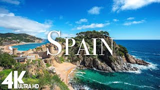 FLYING OVER SPAIN (4K UHD) - Relaxing Music Along With Beautiful Nature Videos - 4K Video