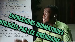 LESSON #36 CINQ EXPRESSIONS IDIOMATIQUES QUE LES AMÉRICAINS UTILISENT. (Situation & Contexte)