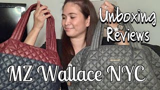 NEW MZ WALLACE AMBASSADOR shipment double unboxing + reviews MZ Wallace  medium Sutton & Travel Jimmy 