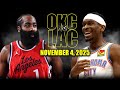 Oklahoma City Thunder vs Los Angeles Clippers Full Game Highlights - November 4, 2025 | NBA Season