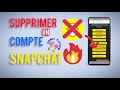 Comment supprimer dfinitivement un compte snapchat en 2022  tuto snap 