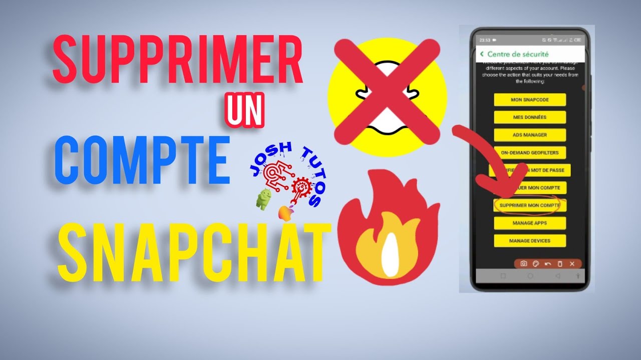 Comment Supprimer Définitivement un Compte Snapchat en 2022 [ Tuto Snap