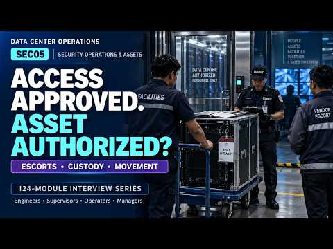 SEC05 | Security control room and asset movement | Data Center | Part B1