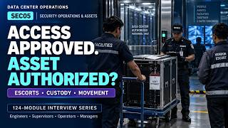 SEC05 | Security control room and asset movement | Data Center | Part B1