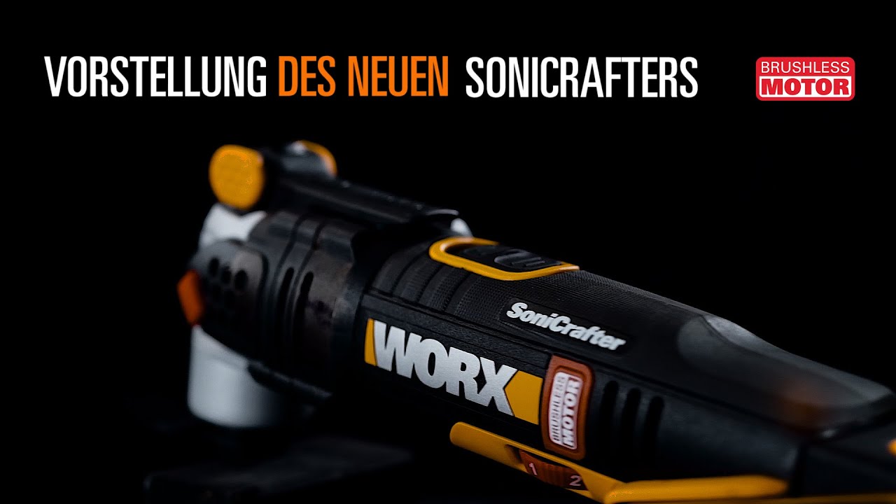 WORX WX693 20V BÜRSTENLOSER SONICRAFTER     DE