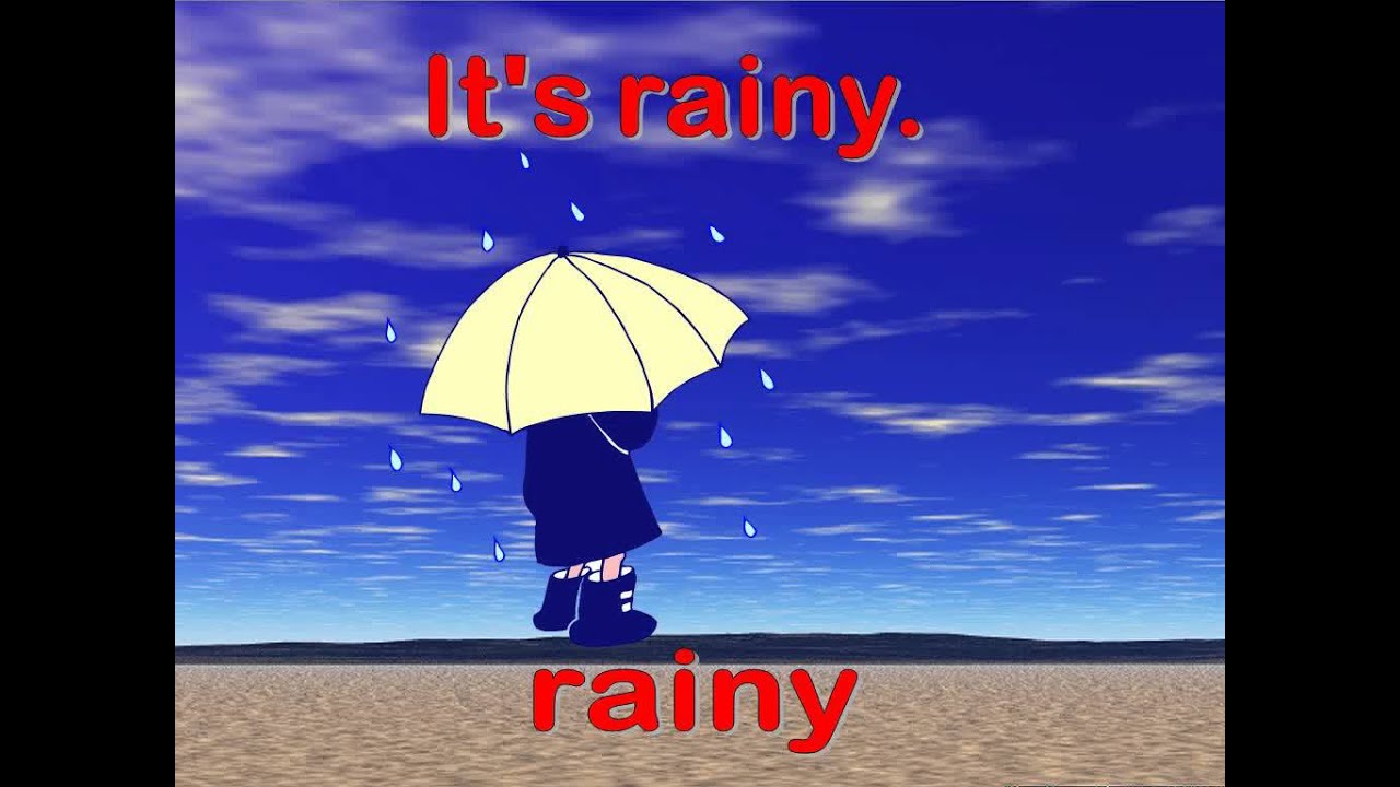 It is raining early. Its Rainy. It's raining. Картинка для детей its Rainy. Rain it's raining.