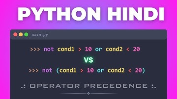45. 🚀 Master Operator Precedence in Python | Python Tutorial for Beginners in Hindi 2026